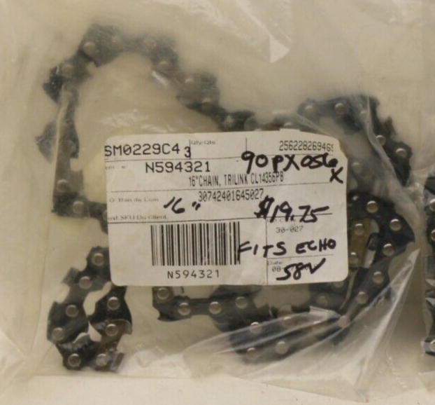 Oregon Replacement Chainsaw Chain N594321 90PX056X For Echo 58V