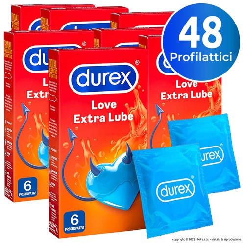 Preservativi Durex Love EXTRA LUBE Classici lubrificati Profilattici Easy-On - Zdjęcie 15 z 20