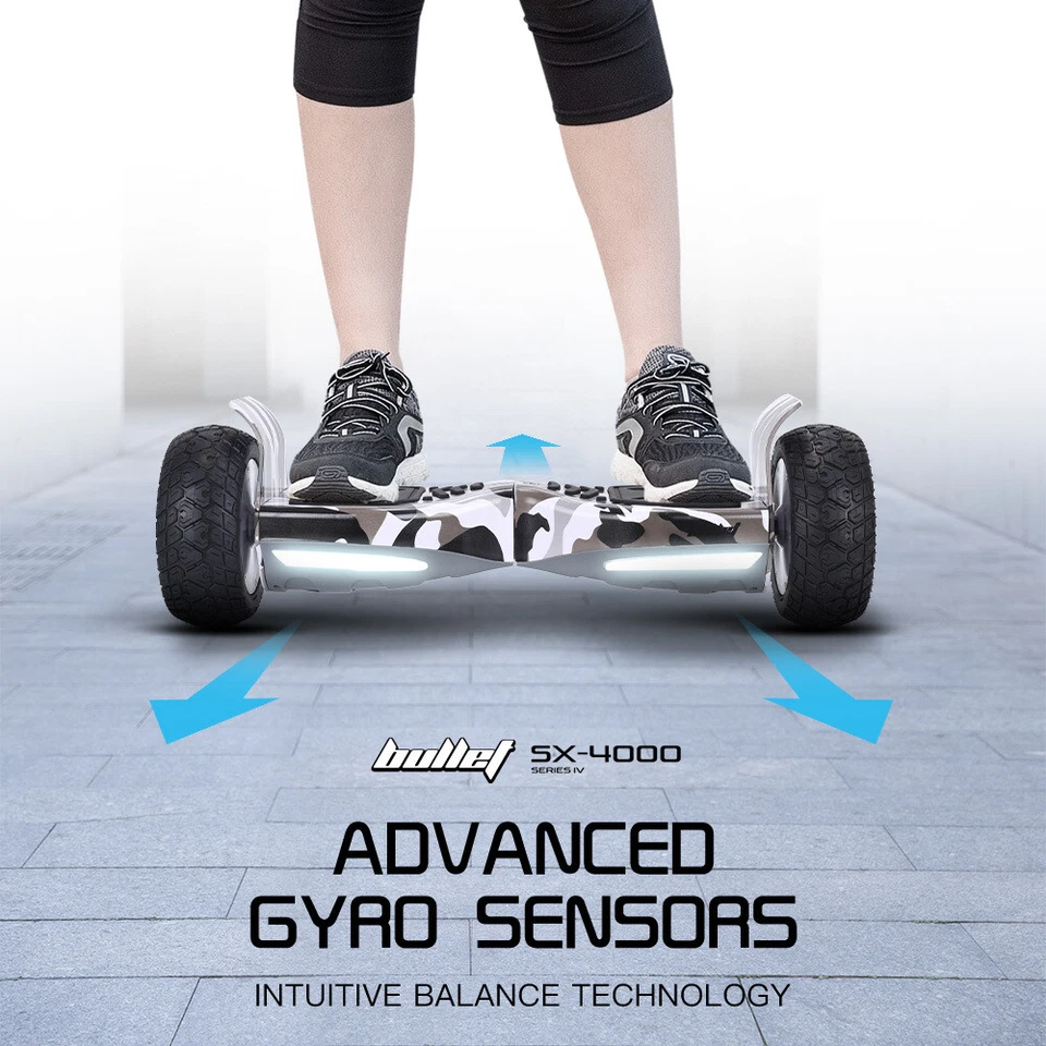 BULLET SX-4000 Hoverboard Scooter 8.5" Wheels 700W Superior Self Balancing Camo - image 3 of 4