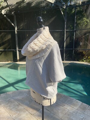 べべ BEBE Cropped Gray Sweater Top Kimono Sleeves Size Small | eBay