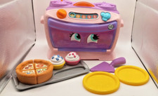 LeapFrog Purple Number Lovin Oven Playset Accessories Pizza Cupcakes Plates