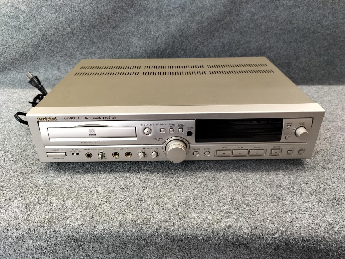 TEAC RW-800 CD再生・録音デッキ Amazon.co.jp: TEAC RW-800 CDレコーダー CD-R/RW対応 : 家電