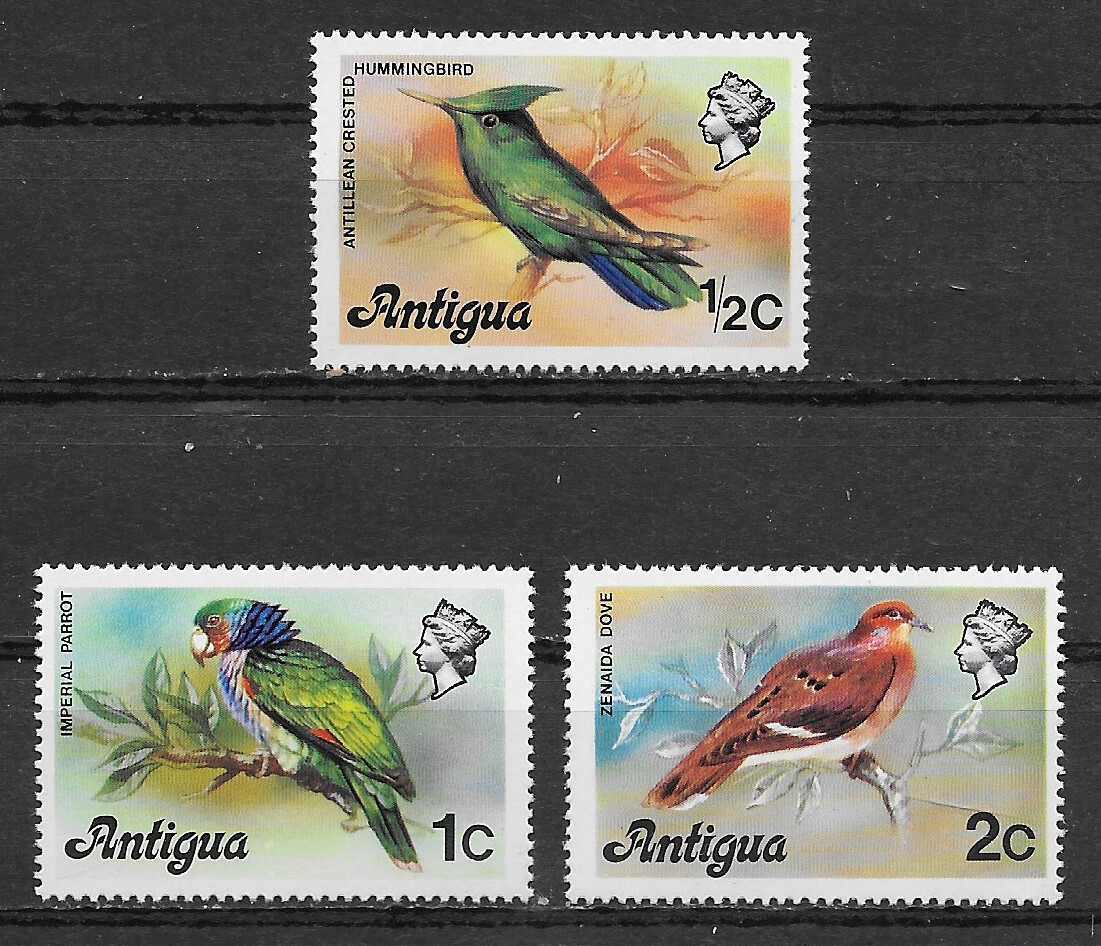 ANTIGUA , 1976 , BIRDS , SET OF 3 STAMPS , MNH | eBay