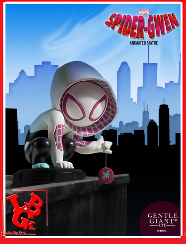 SPIDER-GWEN Animated Statue Skottie YOUNG Gentle Giant resine figure man # NEUF# - Picture 2 of 8