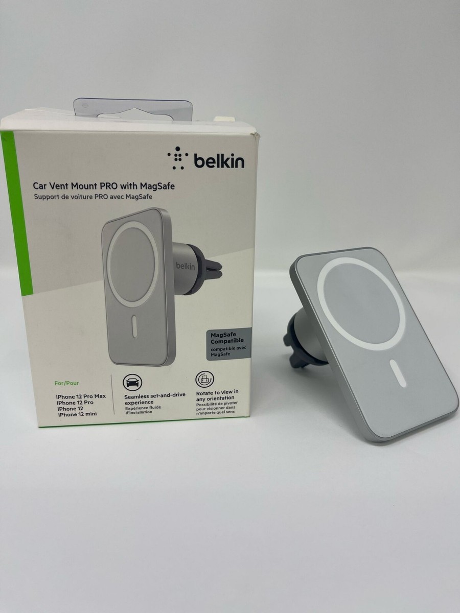 Lot Of Belkin WIC002 PRO Car Vent Mount with MagSafe for iPhone Open-Box