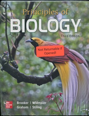 Principles of Biology by Brooker, Widmaier, Graham (Loose Leaf Authentic 3rd US)