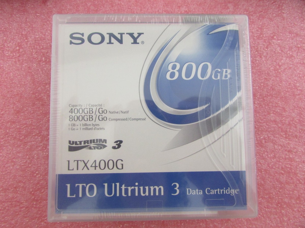 7 NEW Sony: LTO Ultrium 3 - LTX400G Data Cartridge 400GB