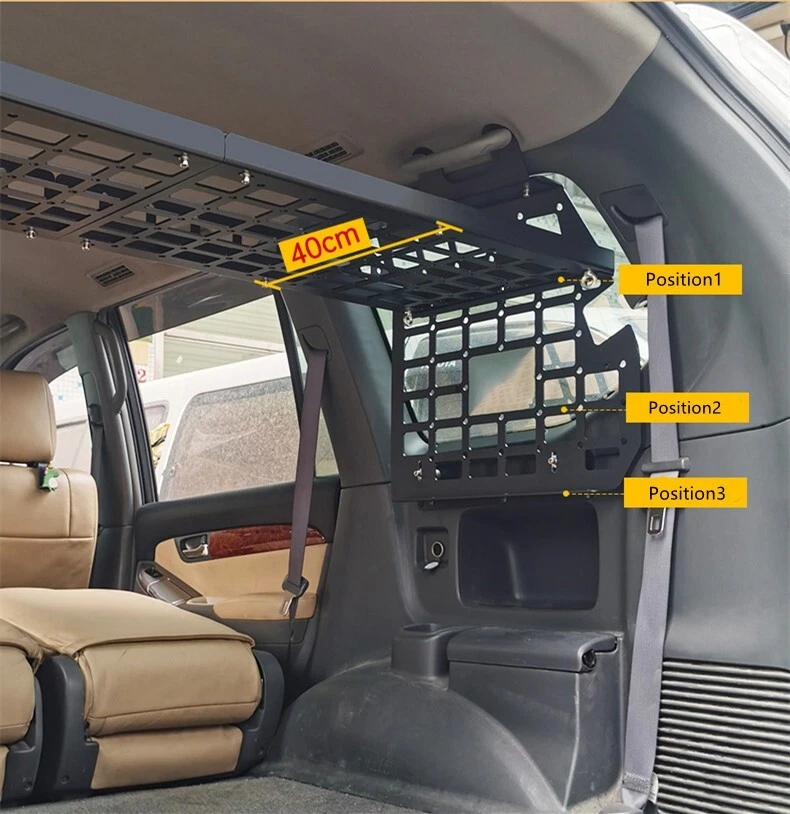 Estante maletero trasero panel molle almacenamiento modular para Lexus GX 470 GX470 2003-2009 Foto 3 de 4