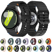 Sport Liquid Silicone Band Strap For Samsung Galaxy Watch 4 5 6 7 FE 40mm 44mm