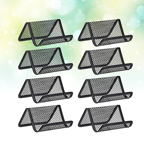 8 Pcs Name Holder Geschäftskartenhalter Eisengehäuse Inhaber Für Unternehmen - Photo 11/11