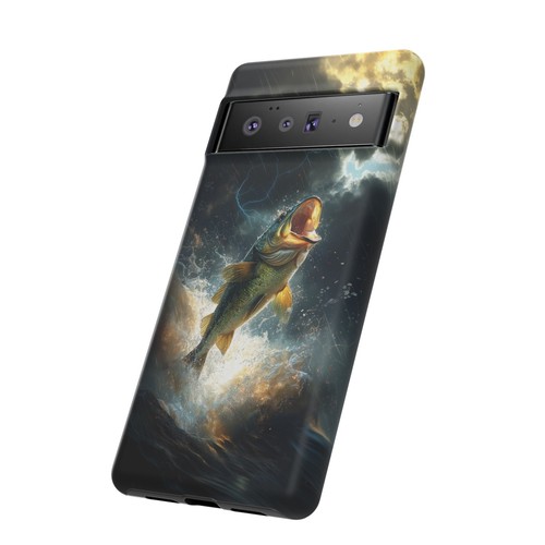 Big Mouth Bass Fish Thunderstorm River - Phone Case for iPhone, Galaxy, Pixel - 第 171/281 張圖片