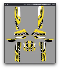 Fits BANSHEE YAMAHA GRAPHIC KIT STICKERS GRAPHIC KIT DECAL PEGATINAS 350