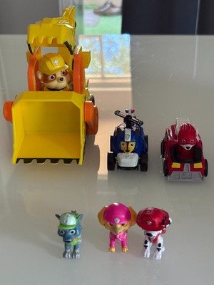 Bundle of Paw Patrol Plastic Figures, Set Of 7 PLUS A BONUS Character!!