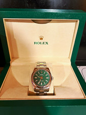 Rolex Oyster Perpetual with green dial