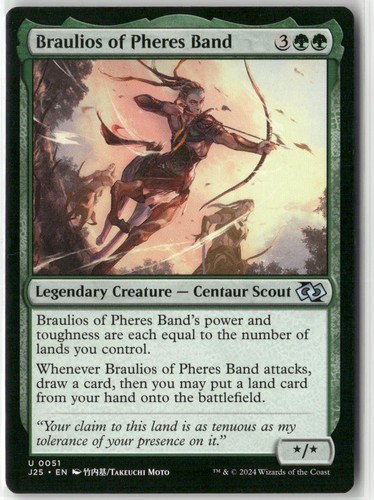 Braulios of Pheres Band (Anime) - Foundations Jumpstart #51