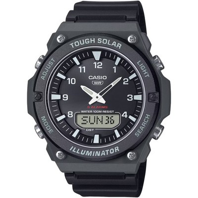 Casio Men's Watch Alarm Black Analog-Digital Dial Resin Strap AQ-S820W-1AVCF