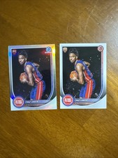 2025-26 Bowman Chrome Chaz Lanier RED Rookie Variation RC And Base Pistons