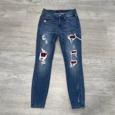 Judy Blue Skinny Mid Rise Denim Front Pockets Women’s Size 5/27 JB88134