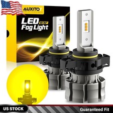 2pcs 5202 Led Fog Light Bulbs 3000k Golden Yellow 5201 Ps19w Ps24w 9009 12085