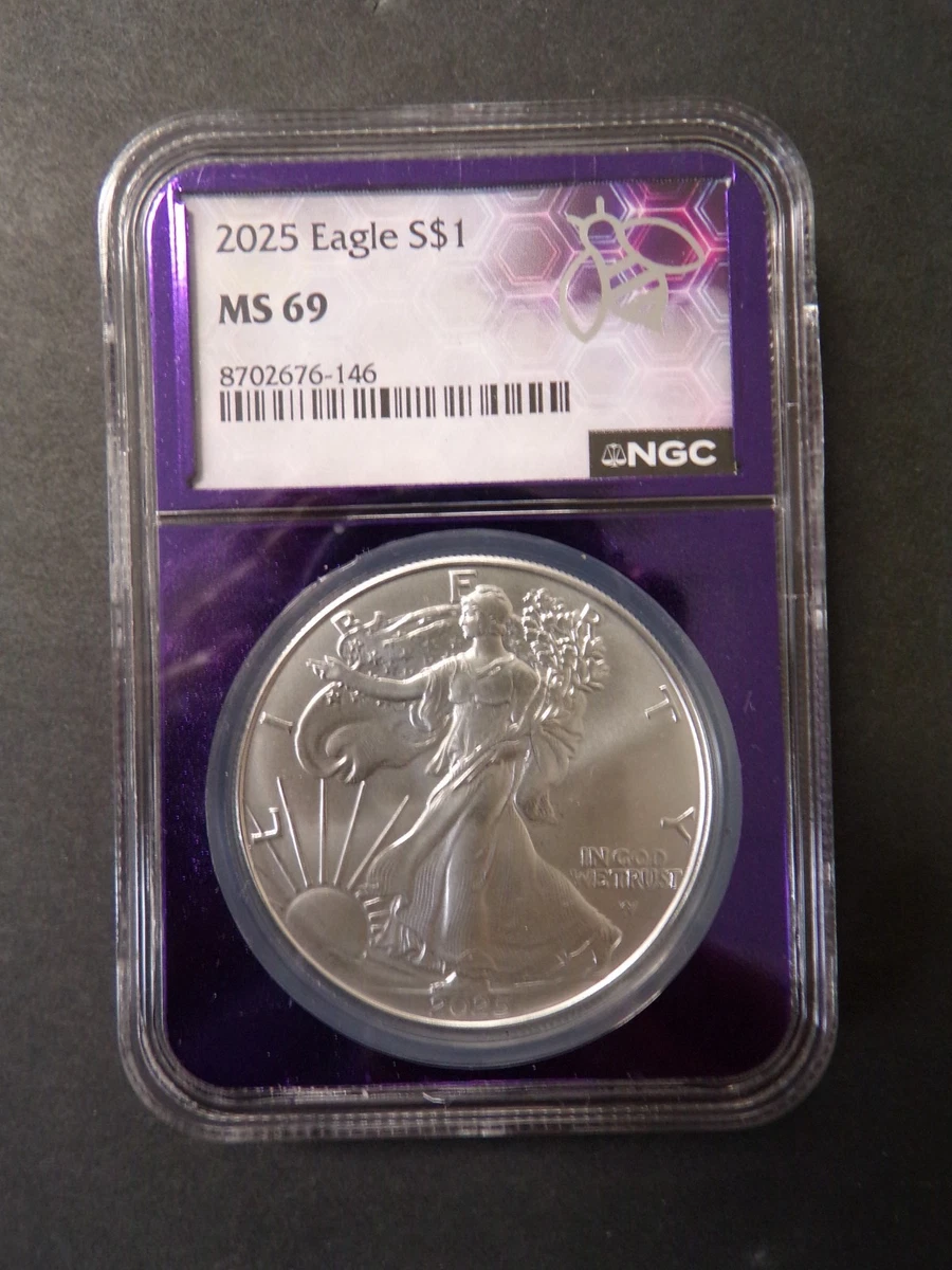 American Eagle MS 69 Graded Proof PCGS Certified Silver Bullion