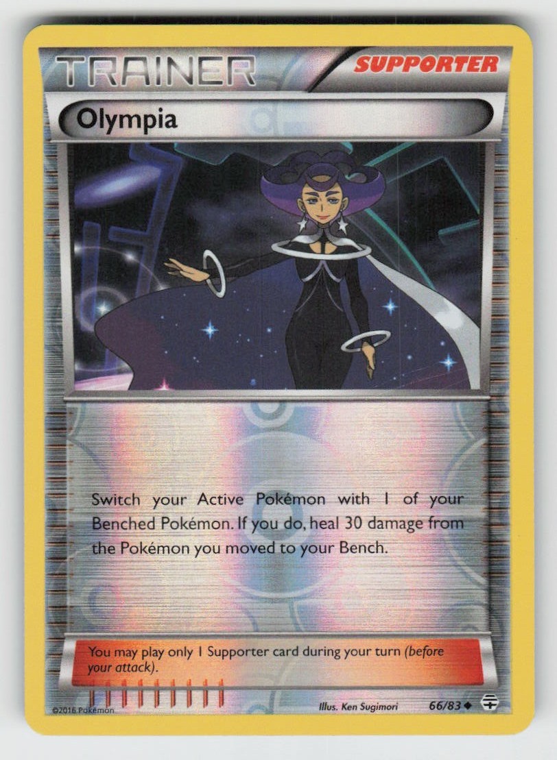 Reverse Holo Olympia 66/83 Uncommon Generations Near Mint