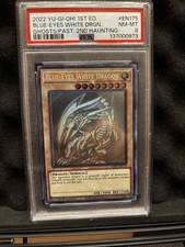 Yu-Gi-Oh! Blue-Eyes White Dragon Ghost Rare GFP2-EN175 1st Ed PSA 8 Konami
