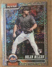 Topps Series 1 Nolan McLean New York Mets Confetti parallel celebration 2026