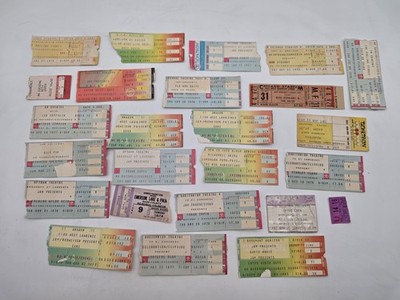 Vintage Ticket Stubs David Bowie Cars Rod Stewart Rolling Stones Grateful Dead