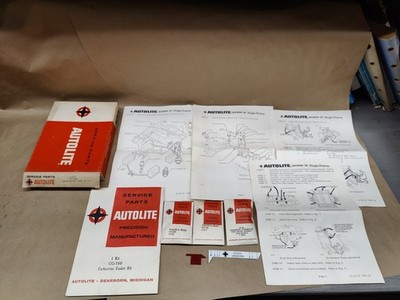 NOS OEM Autolite CT-158 Carburetor Repair Kit for 4BBL Carter 1959-60 T-Bird 430