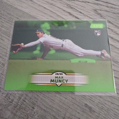 2025 Topps Stadium Club - Max Muncy #28 Lime Green Parallel