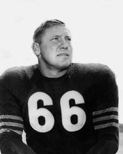650456 1950 Clyde Bulldog Turner Football Wall Print Poster