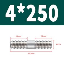 M4 20-250mm Double End Threaded Stud Bar Rod Bolts Screws A2 304 Stainless Steel