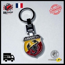Porte Clé ABARTH Métal Scorpion Logo 595 500 Pista Competizione FIAT Accessoire