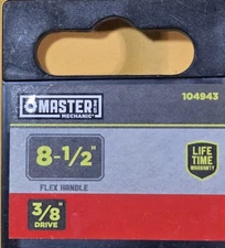 Master Mechanic 104943, 8-1/2" Flex Handle, 3/8" Drive - New