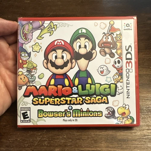 Mario & Luigi: Superstar Saga + Bowser's Minions (Nintendo 3DS) 1st Print SEALED