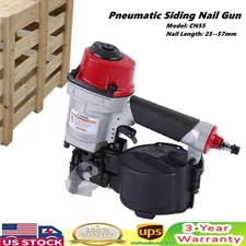 Coil Nailer CN55 1" to 2 1/4" Nail Length Pneumatic Nail Gun 350-Nail 75-100PSI