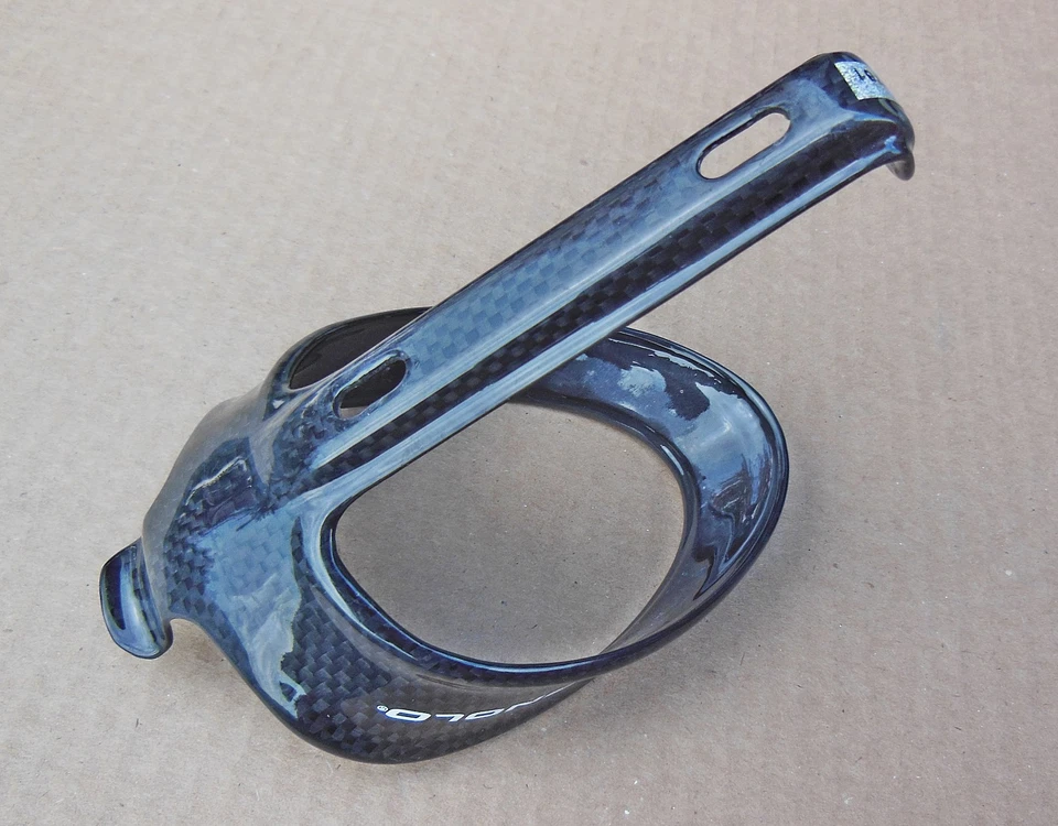 Jaula para botellas de carbono Campagnolo Super Record, negro carbón, 28 g Foto 4 de 4