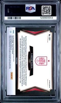 ヤマル M 2024-25 Panini Select Fifa - Field Level Lamine Yamal #221 Purple