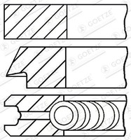 Kolbenringsatz Goetze Engine 08 429300 00 FüR Alfa Romeo Passend FüR Fiat
