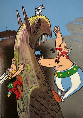 Panini ASTERIX SINE TEMPORE TREASURE BOX Rare Illustratio Card #42