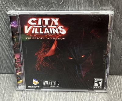 Vintage City of Villains Collector's DVD Edition PC DVD-ROM Game NCSoft Windows