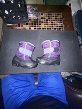 Kamik Snowbug Winter Snow Boots for Toddlers in Purple