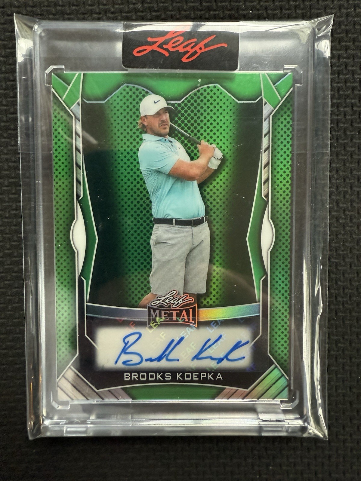2025 Leaf Metal LIV PGA Brooks Koepka 1st Auto Autograph 5/7 Rookie Card