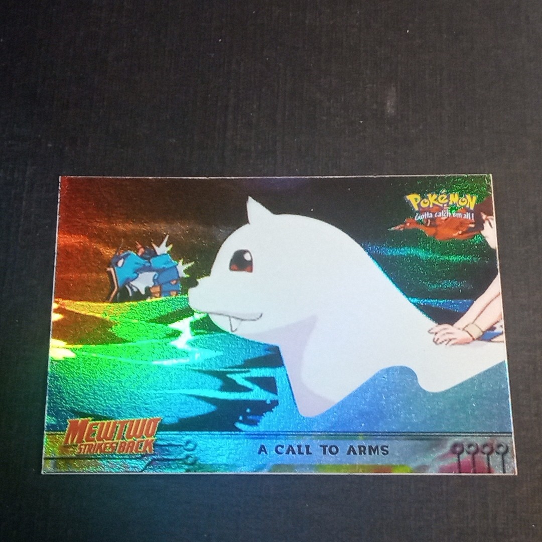 A CALL TO ARMS #16 - RAINBOW HOLO - TOPPS BLUE - MEWTWO SB - POKEMON CARD - NM