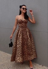 NEW ZIMMERMANN Runway Crush Panelled Midi Dress Size AU1 S