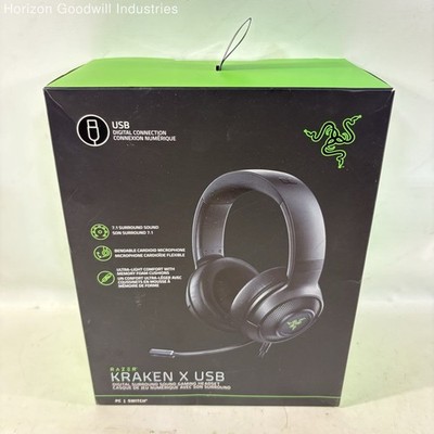 Razer Kraken X USB Digital Surround Sound Gaming Headset PC | Switch (NIB)