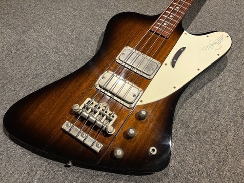 (Greco) Usado 1990 TB-750 MIJ Vintage ThunderBird Bass Sunburst 4,32 kg Bolsa de Concierto