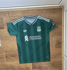 Liverpool Jersey Third football Soccer shirt Green Adidas Men Size M