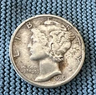 1939 S Mercury Dime Circulated Bands Look Nice Good Coin