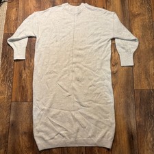 ASOS Sweater Dress Size 10 Cream Long Sleeve